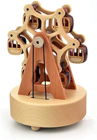 Binkegg Play [Greensleeves] עץ מסתיים קופסת מוסיקה לגלגל פריס עם תנועה מוזיקלית של סנקיו